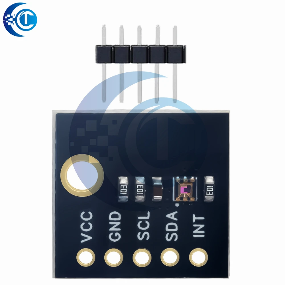VEML6035 Ambient Light Sensor Module, 16-Bit Low Power I2C Optical Sensor with Temperature Compensation for Smart Lighting