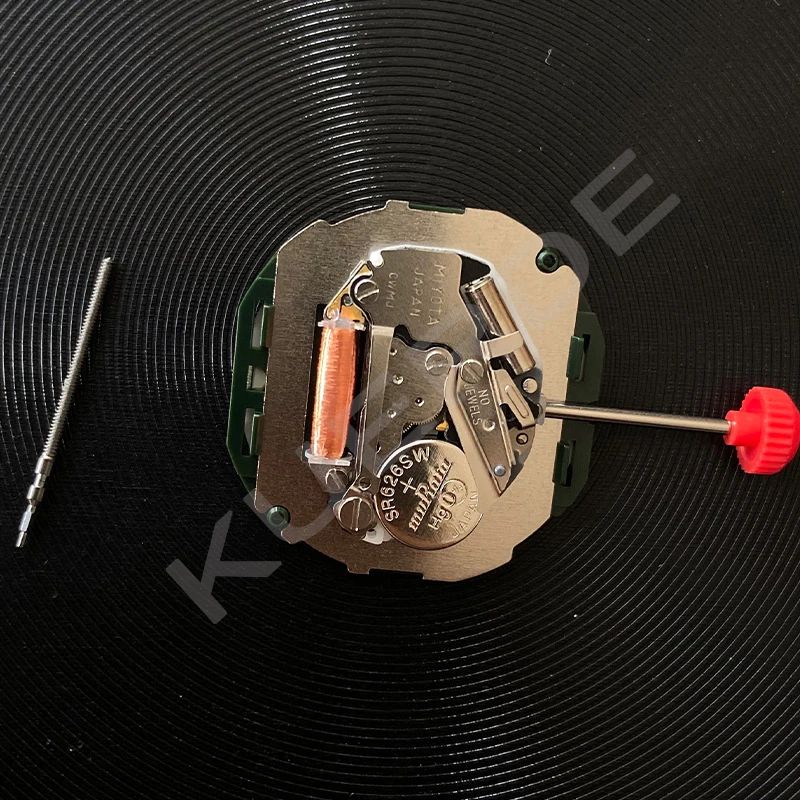 Japão padrão 2115 movimento de quartzo peças de relógio acessórios de reparo com exibição de data às 3 horas calendário com bateria e haste