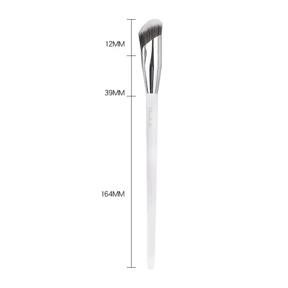 Oblique Head Face Foundation Brushes White Color Foundation Concealer Corrector Brush Corrector Contour Beauty Tool