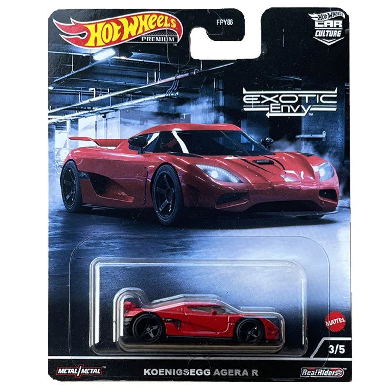 Original Hot Wheels Premium Car Culture Exotic Envy Diecast 1:64 Voiture Bugatti EB110 Lamborghini Essenza Boy Toys for Children