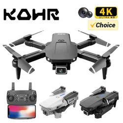 KOHR E88 Pro Drone 4K Professinal con fotocamera HD grandangolare 1080P pieghevole Quadcopt RC elicottero WIFI FPV altezza tenere giocattoli regalo