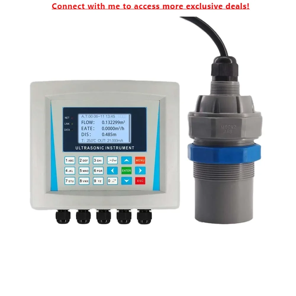

Aice Tech Rectangular Weir Open Channel Flow Meter For 20 Meters Range IP68
