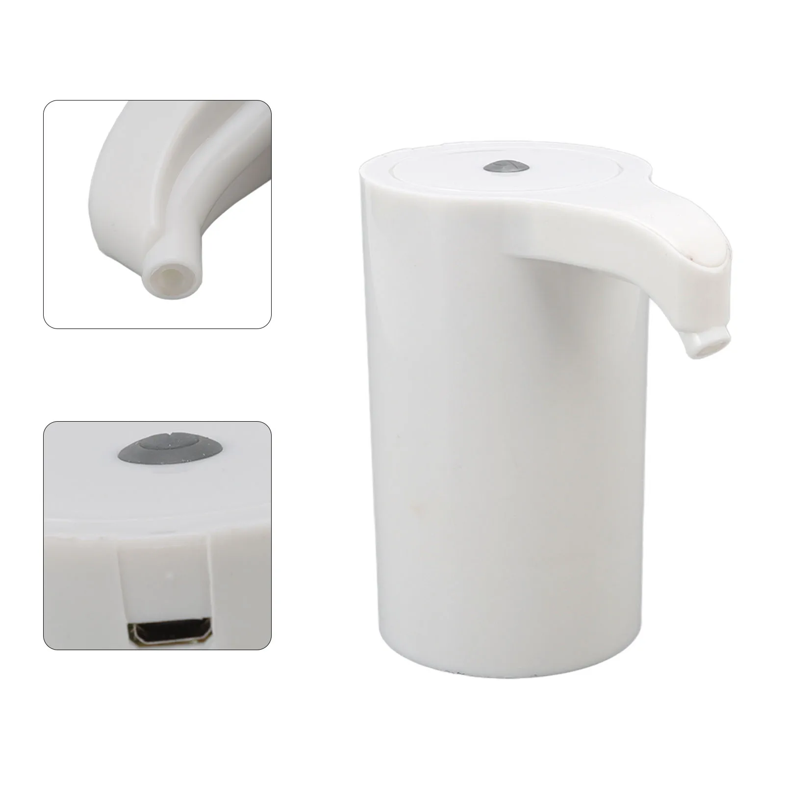 موزع مياه كهربائي ABS USB شحن موزع مياه أوتوماتيكي مع خرطوم للمنزل