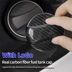 Carbon Fiber Car fuel tank cap For Honda Civic style Accord CRV Haoying ZRV fuel tank cap warning sticker exterior modification