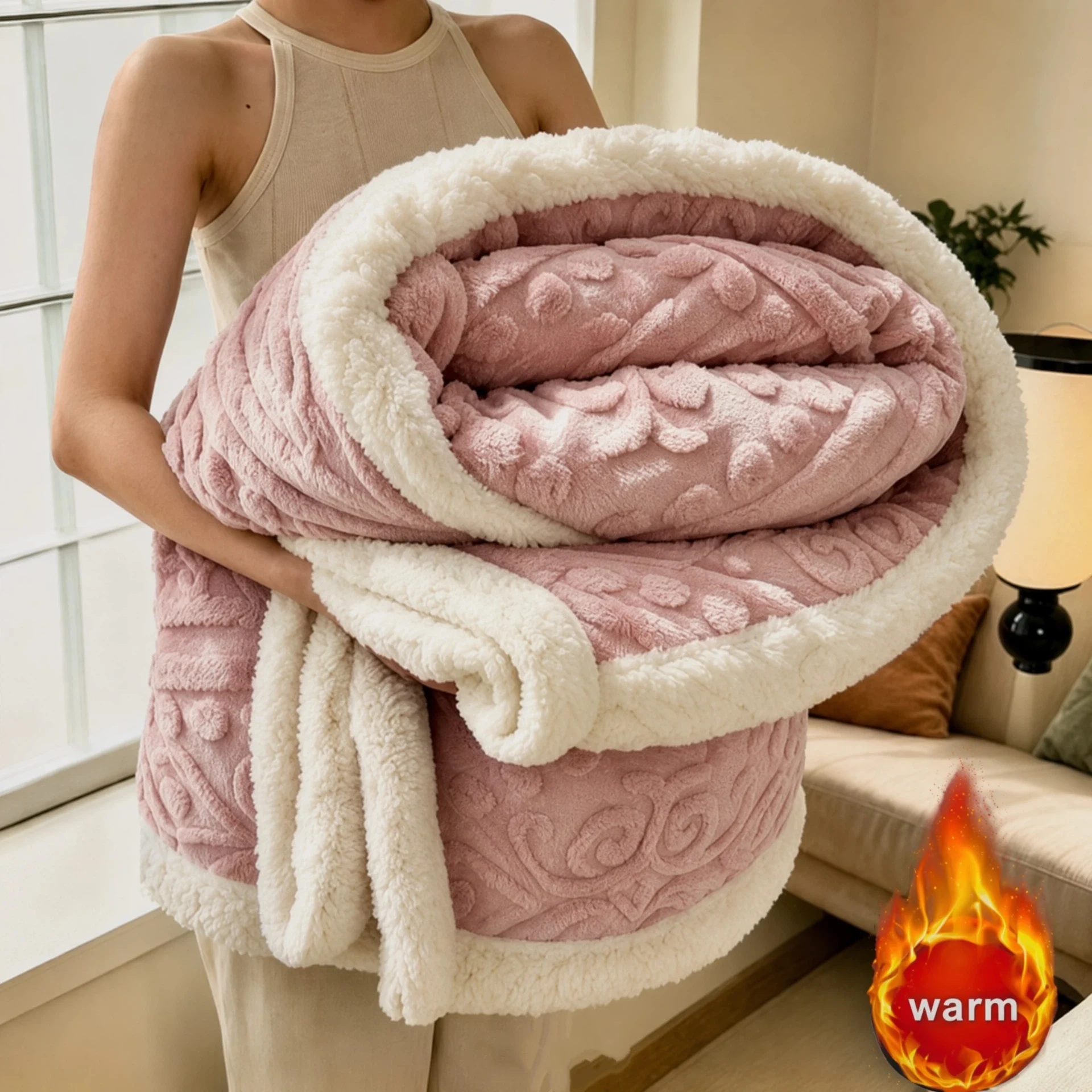 Blankets Full Size, Blankets Clearance Sale, Lightweight Warm Bedspread, for Home Travel Gift, Machine Washable, Year-Round Cozy, Contemporary Bed Cover