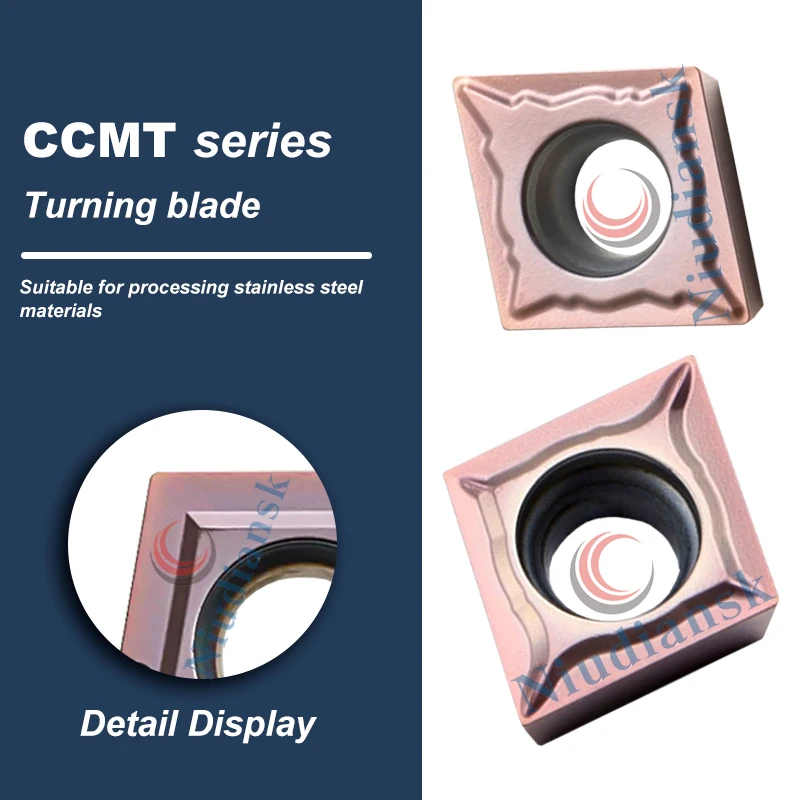 CCMT سلسلة CNC تحول إدراج CCMT060204/09T308/120408 GM MP VM LF6018 المعين أداة تحول داخلية قاطع الفولاذ المقاوم للصدأ