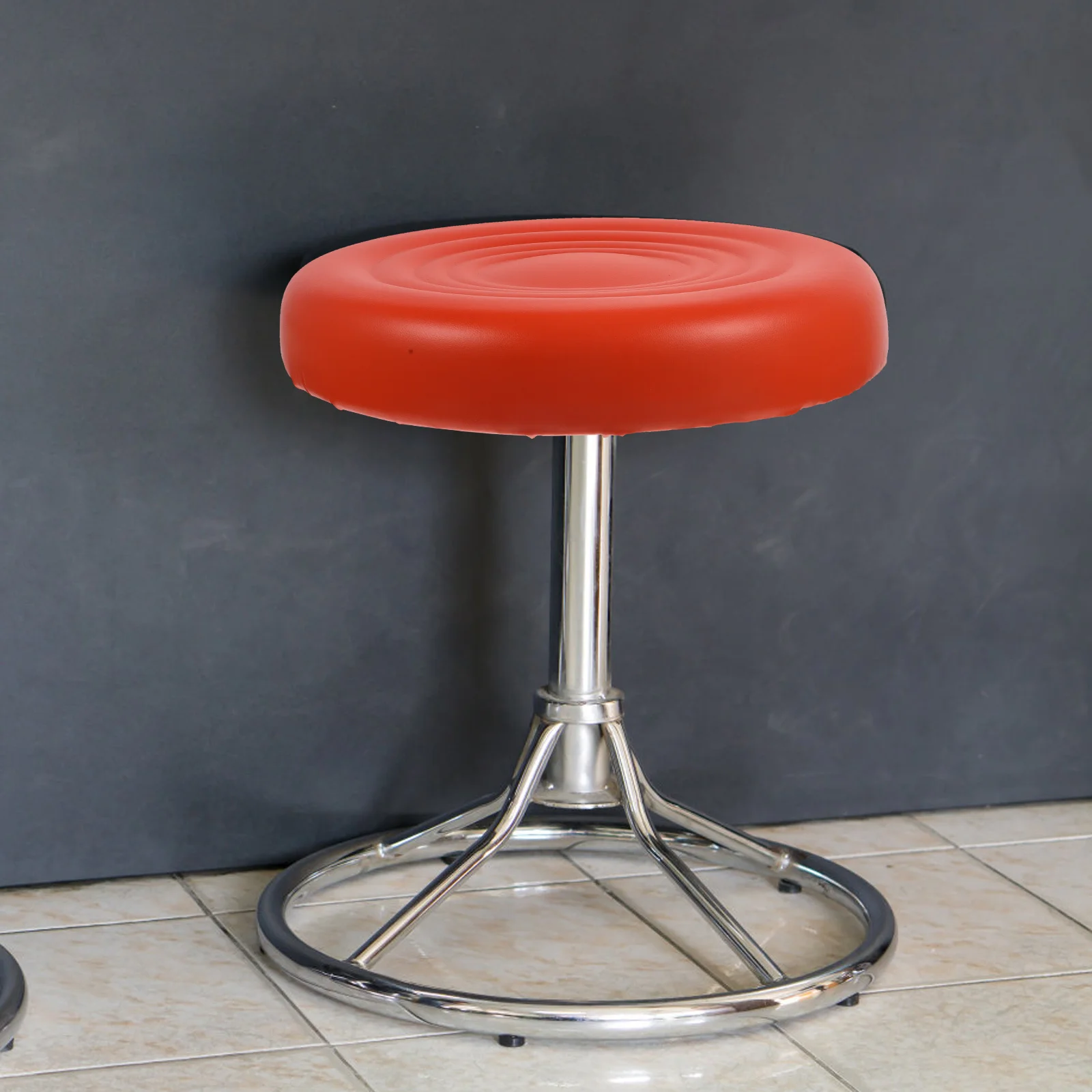

PU Bar Stool Seat Round Replacement Cover Padded Sponge Cushion Color Soft Material High Density Easy Clean Wear
