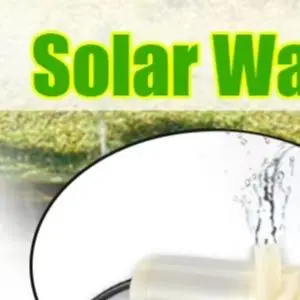 Garden Decoration Black White Double-Sided Solar Fountain Double Sided Solar Pump Garden Decoration 12V Solar Pump
