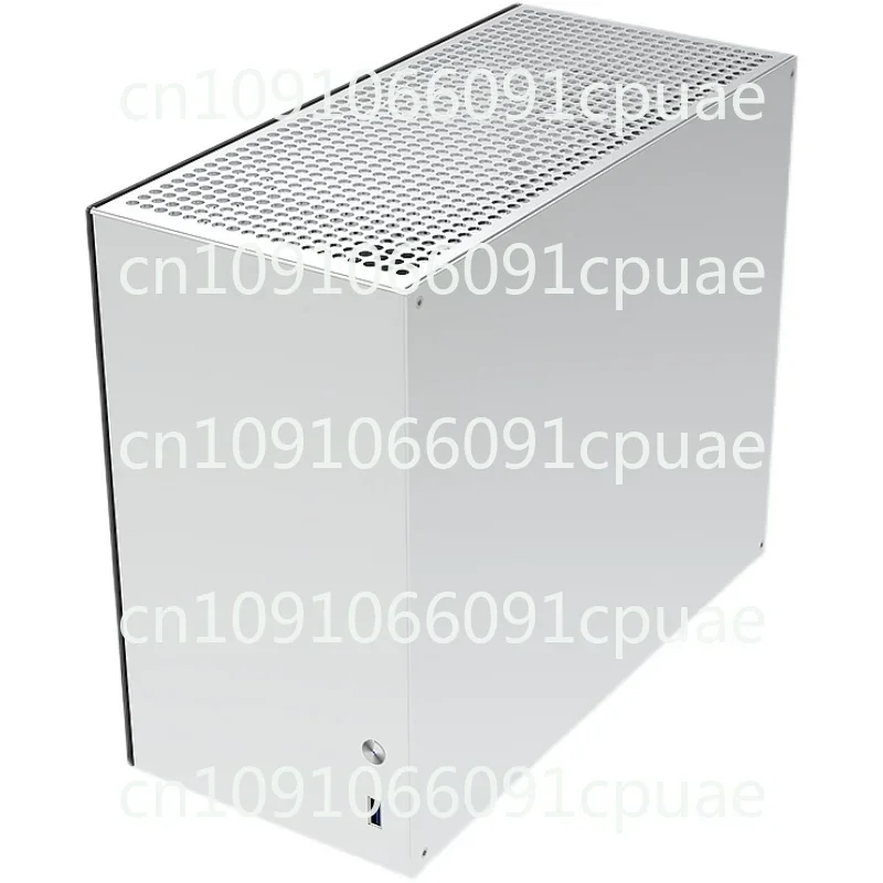 C2P MATX ITX Small Chassis All Aluminum Glass Side Transparent ATX Power Supply K88 Mini Computer Chassis