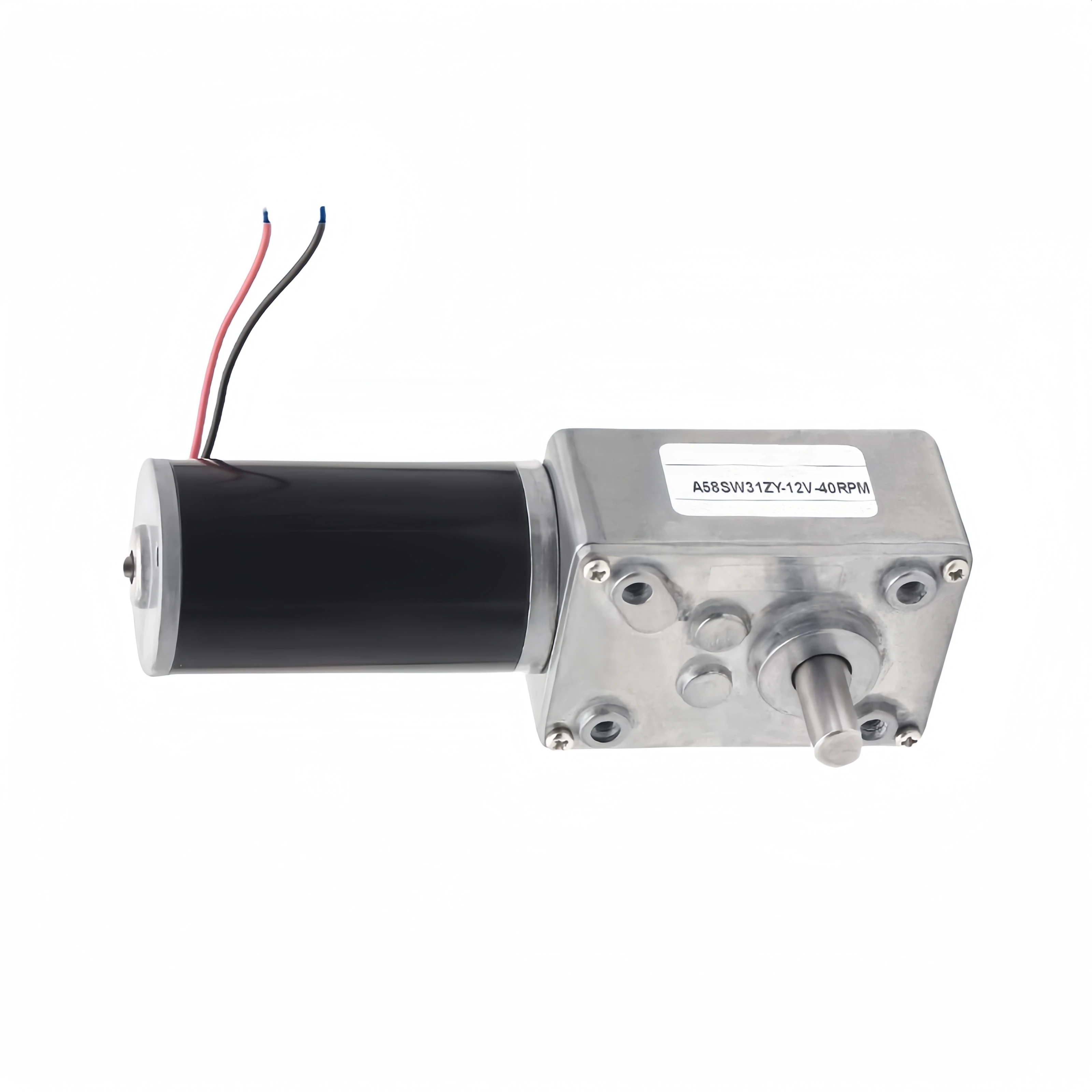 An reducer fittings Worm gear reduction motor High torque self-locking motor A58SW-31ZY-DC12V-80rmp