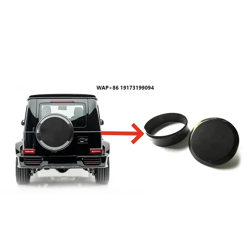 

W463A G63 Universal Car Rear Spare Tire Cover Dry Carbon Fiber M Model Back Spare Wheel Tire Cover Frame