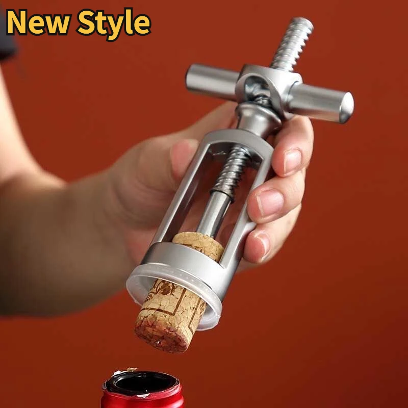 Spiral Classic Bottle Opener Zinc Alloy Vintage Wine Bottle Opener Europe Red Corkscrew Opening Can Cork Puller Wine Accessories