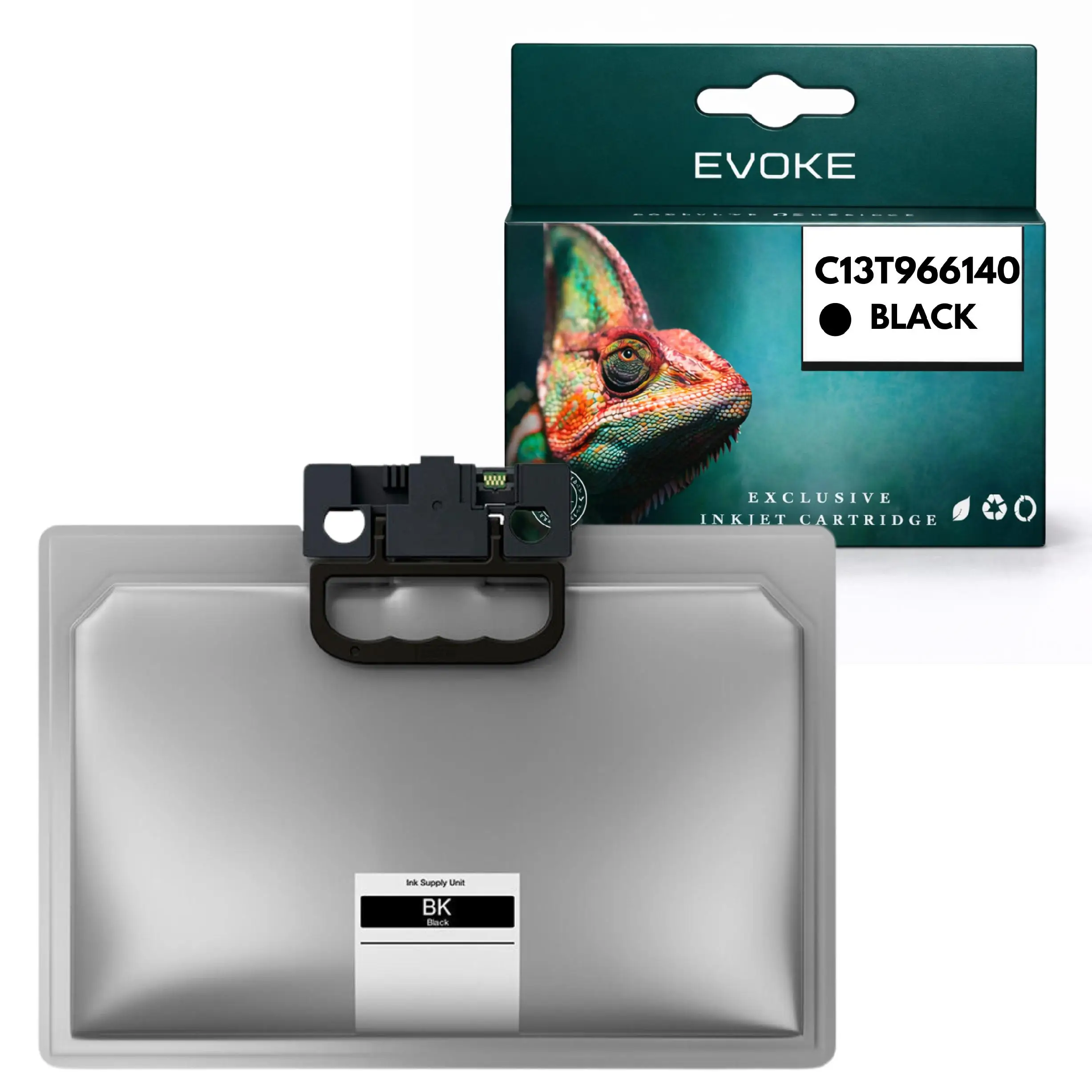Evoke Compatibele Toner voor Epson T9661 C13T966140 Zwart 40000 Pagina's Workforcepro Wf-M5299Dw Wf-M5799Dwf