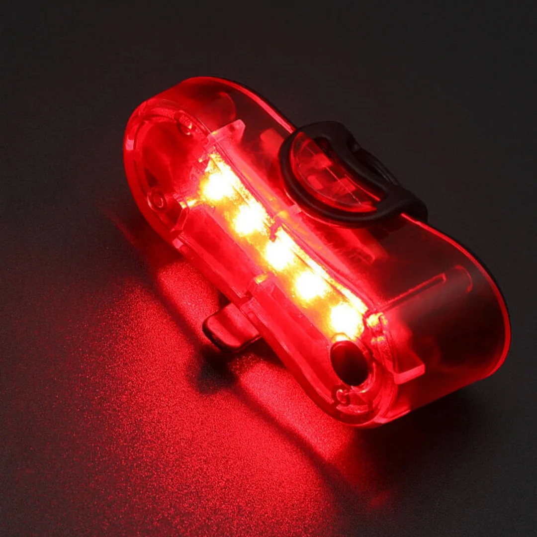 الدراجات الضوء الخلفي MTB الضوء الأحمر الدراجة الضوء الخلفي الدراجات الجبلية مصباح USB قابلة للشحن LED الدراجات الدراجة تحذير الضوء