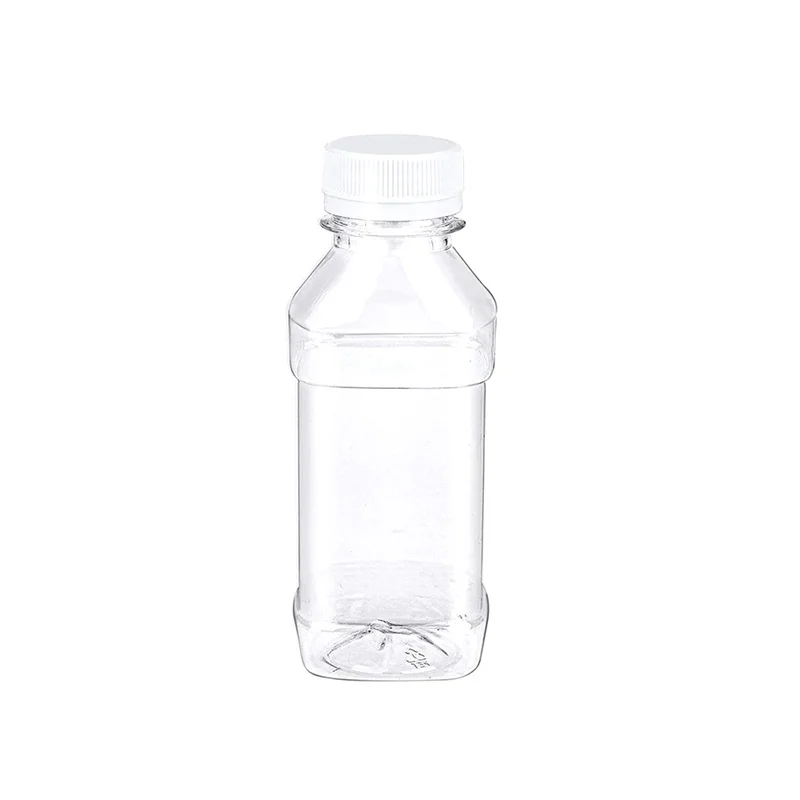 Botellas Vacías recargables transparentes, envases de plástico a prueba de fugas, portátiles, para bebidas, agua y zumo, 10/20 piezas, 100ml