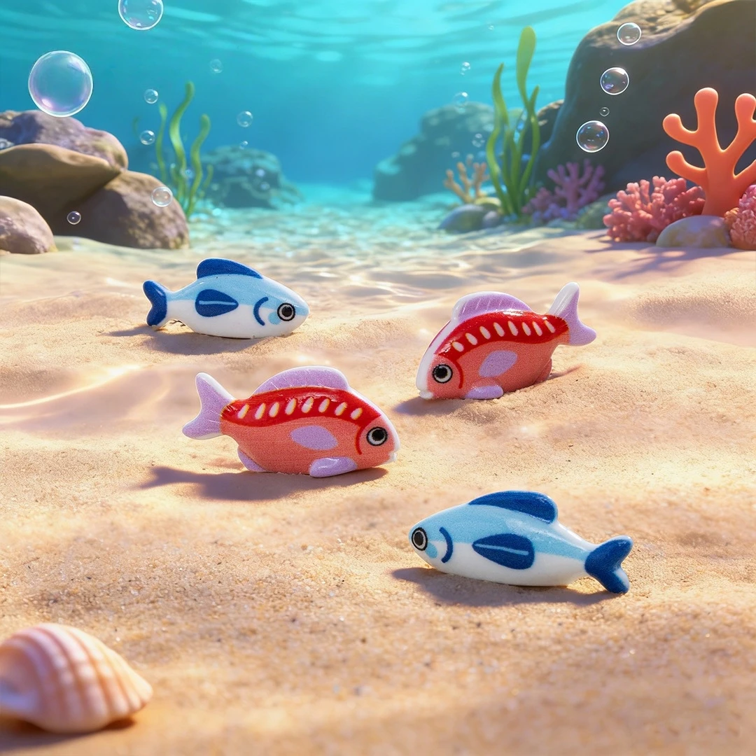 Aquarium Fish Cartoon - Cartoon-Figuren von Rotem Schnapper & Makrele