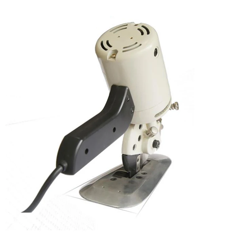 200W 220V 90mm Blade Electric Cloth Cutter Fabric Round Knife Cutting Machine Power