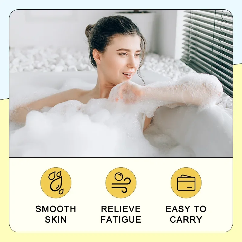 Bombas de baño para regalo, aceites esenciales naturales, Bola de baño corporal limpia, hidratante, regalo hecho a mano para novias, madres, mujeres
