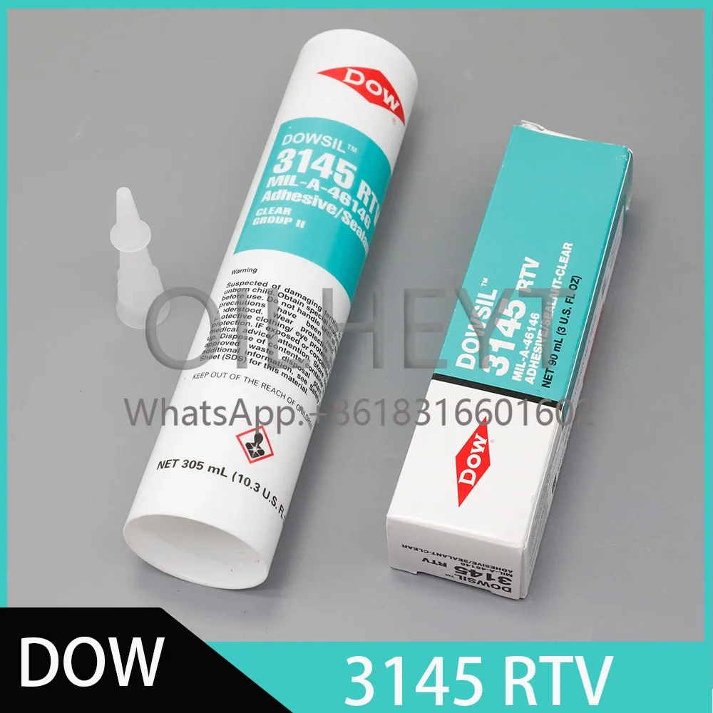 

DOW CORNING DOWSIL 3145 Transparent Gray RTV Sealant 305ML High and Low Temperature Resistance DC3145 DC-3145 Original Product