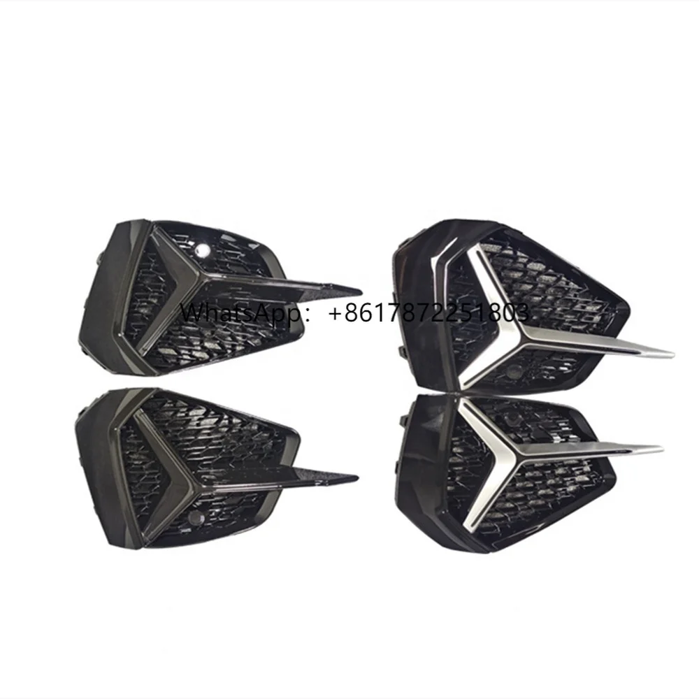 

Fog Light Grille for 2021-2022 A3 Sline Facelift Honeycomb Front Bumper Radar Cover Fog Lamp Grille