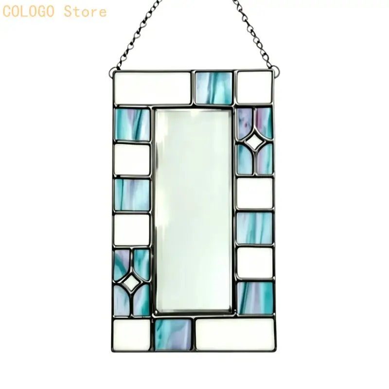 Hanging Acrylic Photo Frame with Smooth Border and Metal Edging for Photos, Handwritten Messages, and Window Displays D0LD