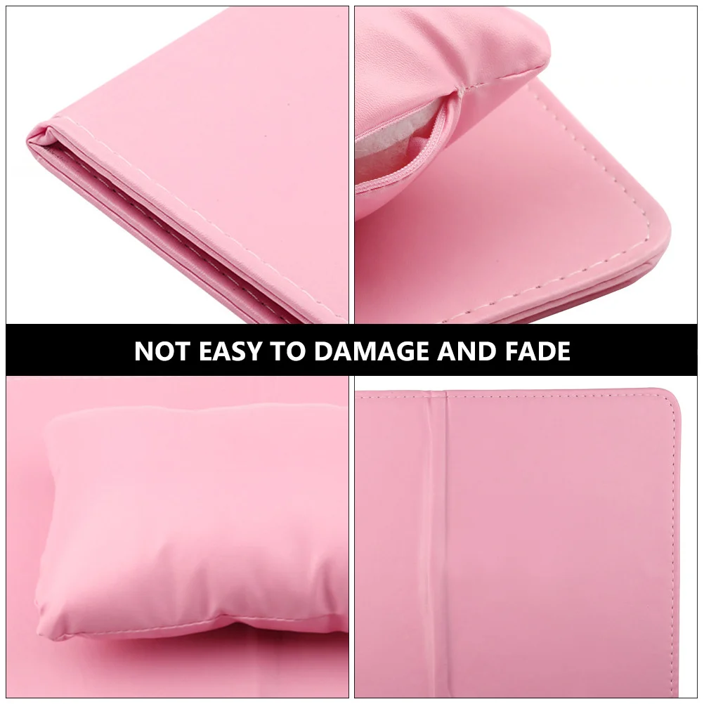 

Nail Art Hand Rest Pad Manicure Pillow Mat Pink Washable Salon Supply Home Use Professional Tool Manicure Pad Nail Art Hand Rest