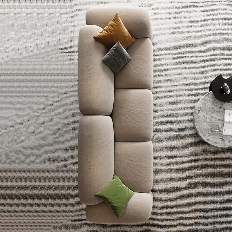 Modern Living Room Sofas Minimalist Sectional Puff Corner Sofa Comfortable Lounge Divano Soggiorno Di Lusso Luxury Furniture
