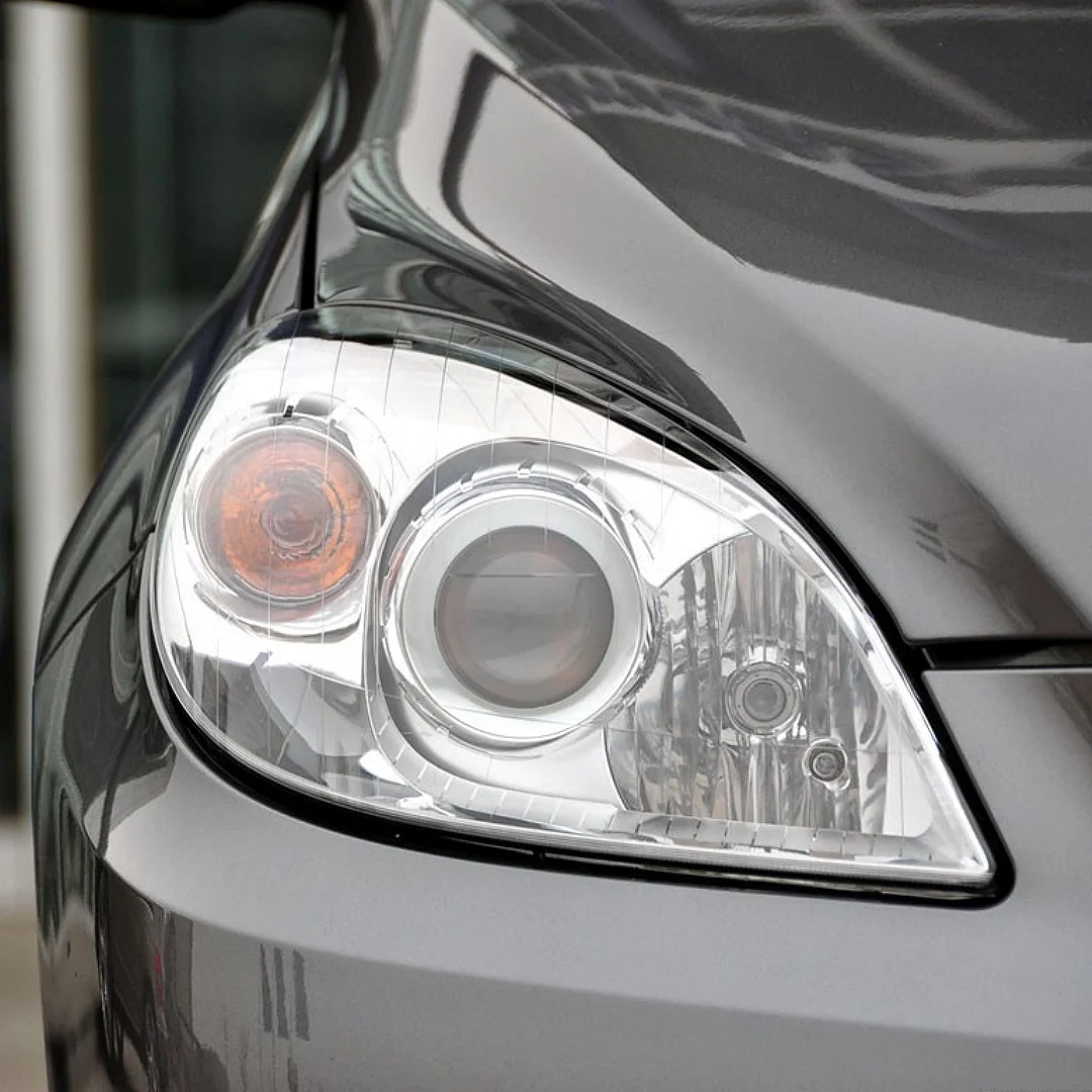لمرسيدس بنز B الفئة W245 2009 2010 2011 أضواء ملحقات السيارات قذيفة الجانب الأمامي المصابيح الأمامية الزجاج عاكس الضوء مصباح #2