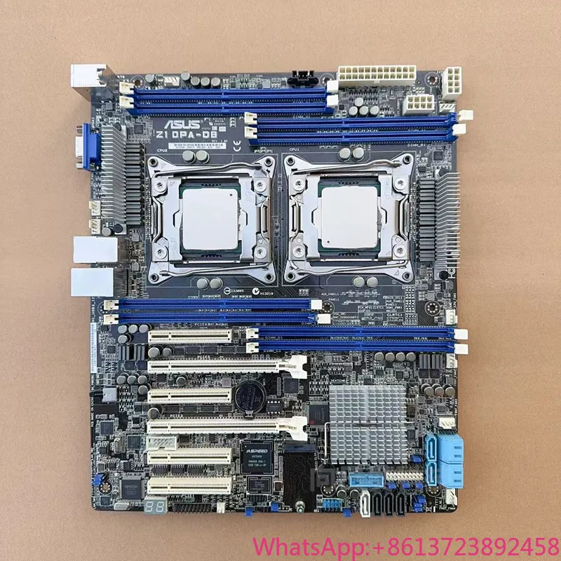 

Asus Z10PA-D8 dual channel C612 X99 motherboard ATX supports E5 V4 server DDR4 memory used 100% tested fully worked