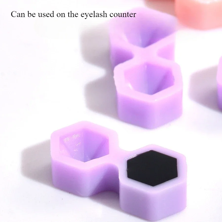 200 قطعة رمش تمديد الغراء كأس صينية أدوات ماكياج رمش تمديد اكسسوارات جلدة لوازم الماس رمش الغراء تأخير كوب