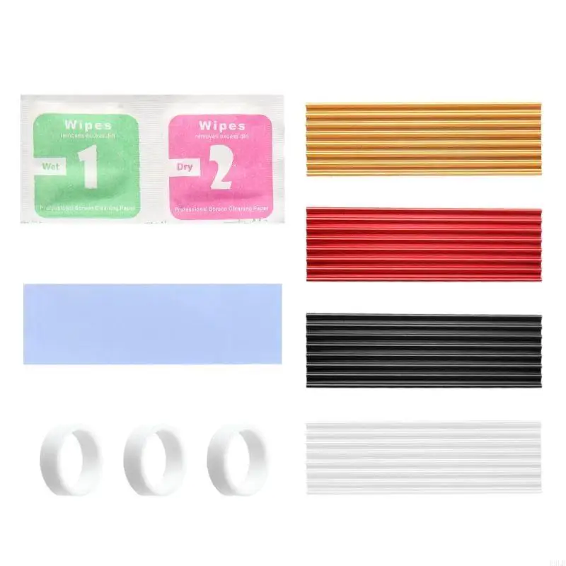 

2025 New M.2 SSD Radiator Hard Drive Disk Heatsink for M.2 SSD Disk Heatsink Thermal Pad 1 Set