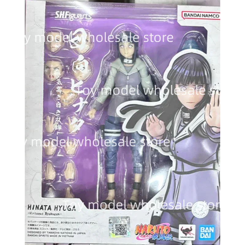 

В наличии оригинальная BANDAI S.H.Figuarts Naruto SHF Hinata Hyuga Virtuous Byakugan ПВХ аниме фигурка модель коллекция игрушек