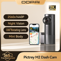 Pictrey M2 Dash Cam 2K Night Vision Support 24H Parking Monitor Smart Voice WIFI & App Control Car Camera Dashcam