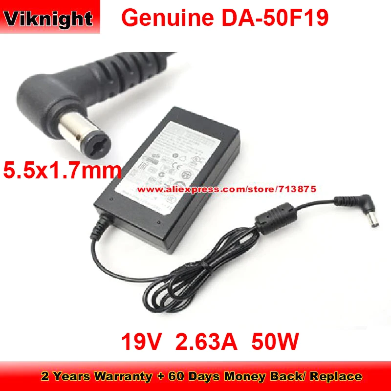 

Genuine for APD 19V 2.63A 50W DA-50F19 AC Adapter for Hp 2711X 2511X Iiyama PL2400 XB2472HD BENQ EW2740 EW2740L VYE MINI-VS37