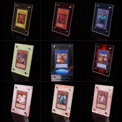 Yu Gi Oh Self Made Slifer The Sky Dragon Made Acrylic Card Brick Shield Small Photo Frame Display Box Classics Anime Toy Gift