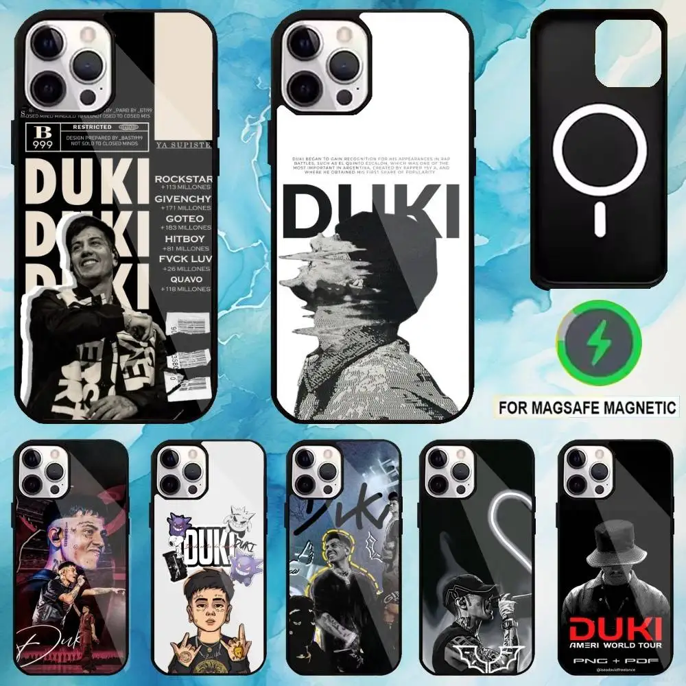 

D-Duki Rapper Phone Case For iPhone17,16,15,14,13,12,11 Plus,Pro Max Magnetic Magsafe Wireless Charging