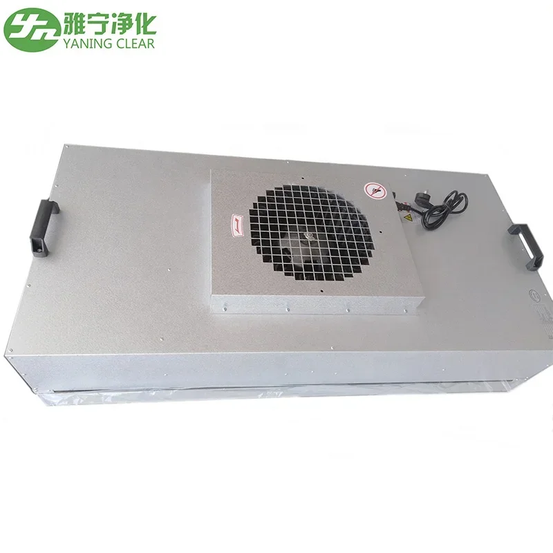 YANING Cleanroom 2X4 Feet FFU Pre Filter Mushroom Ceiling System Good Price Laminar Flow Hood HEPA Clean Room Fan Filter Unit