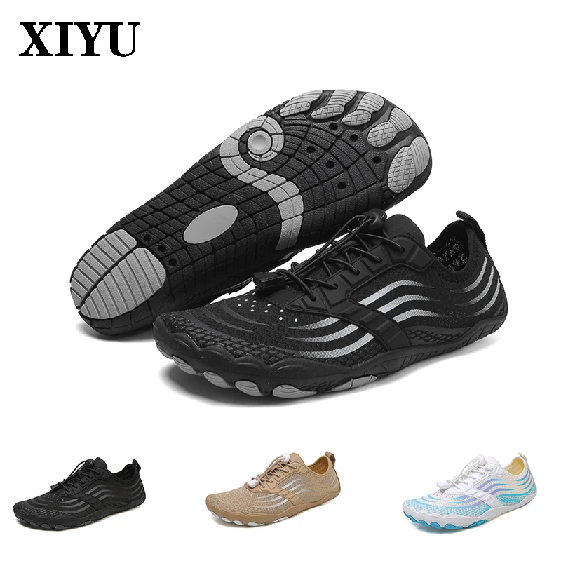 

XIYU обувь для трассировки реки, летние водные виды спорта, освежающая обувь для пляжа, плавания босиком, дайвинга, дренажа, серфинга, прогулочной обуви