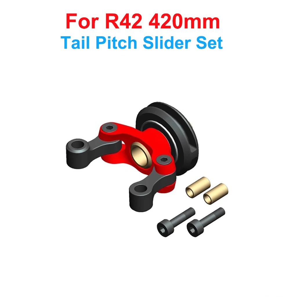 ALZRC - R42 FBL KIT RC Helicopter DIY R42 Helicopter Replacement Parts R42 Tail Pitch Slider Set R42 Plastic Bell Crank Lever