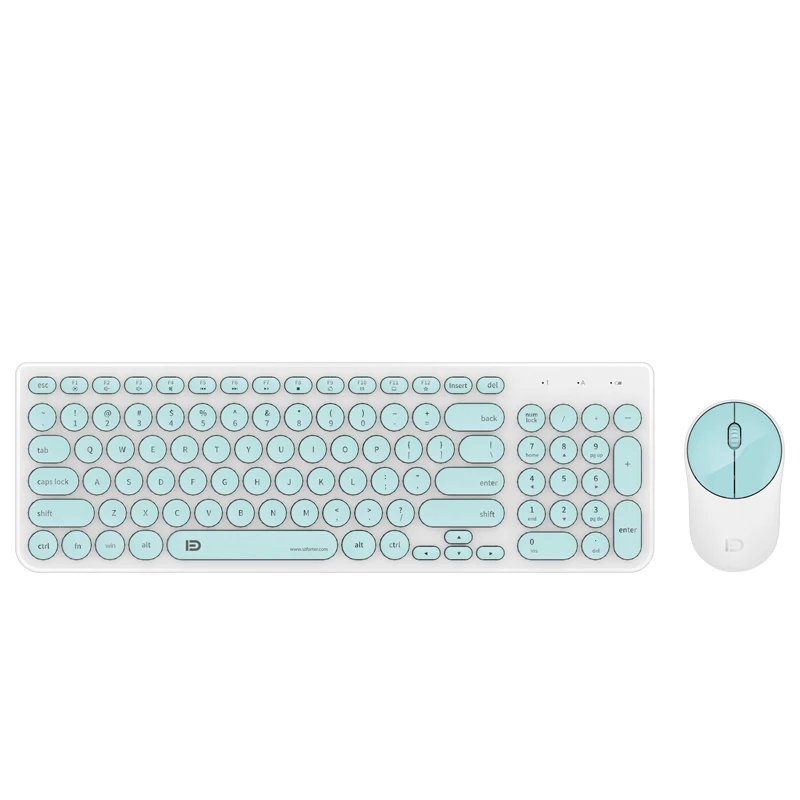 

E-YOOSO Wireless Keyboard and Mouse Set 2.4GHz for Windows PC Laptop Desktop Portable Travel Keyboard