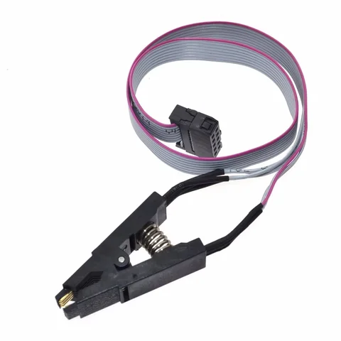 New SOIC8 SOP8 Test Clip For EEPROM 93CXX/25CXX/24CXX in-circuit programming on USB Programmer TL866CS TL866A