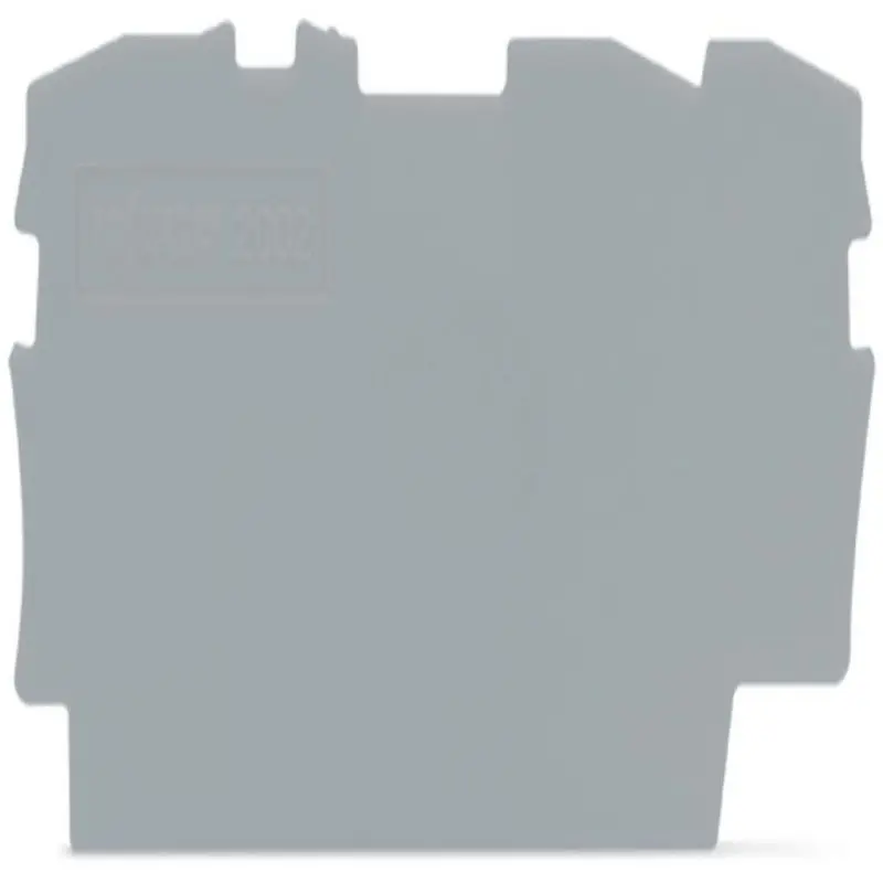 2002‑1391 2002‑1392 Insulating End Plate Partition Barrier 0.8mm For WAGO 2002‑Series 3‑conductor DIN Rail Terminal Block