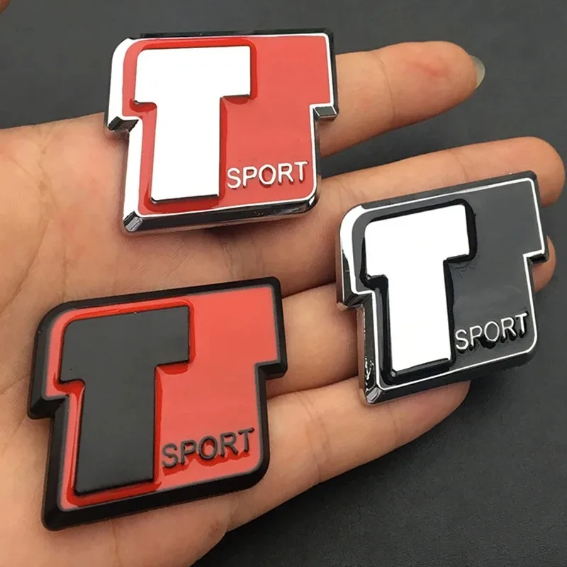 

Car T Sport Logo Trunk Body Badge Emblem Decals Sticker For Toyota 86 CHR SUPRA Corolla Prius YARiS Hilux Camry RAV4 Accessories