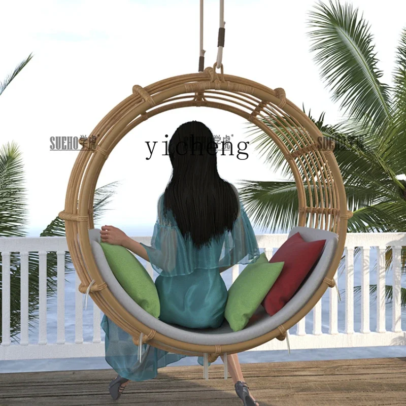Zz outdoor swing bird's nest scenic shooting props wedding photography background creative B & B