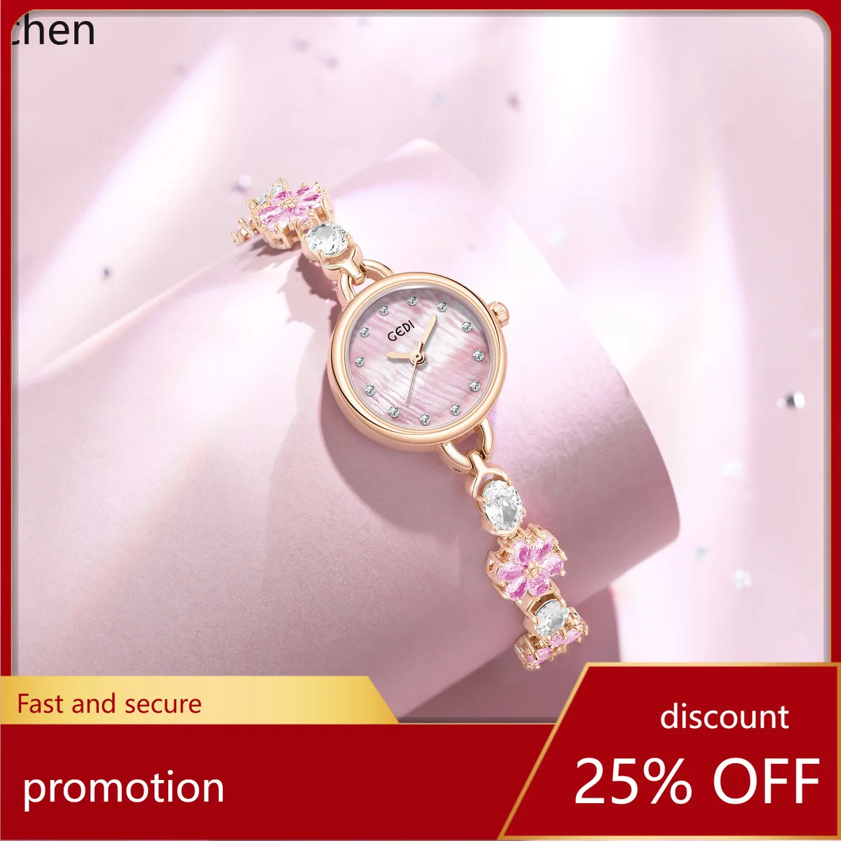 

Zml bracelet watch - premium jewelry-style, elegant, waterproof quartz watch for women