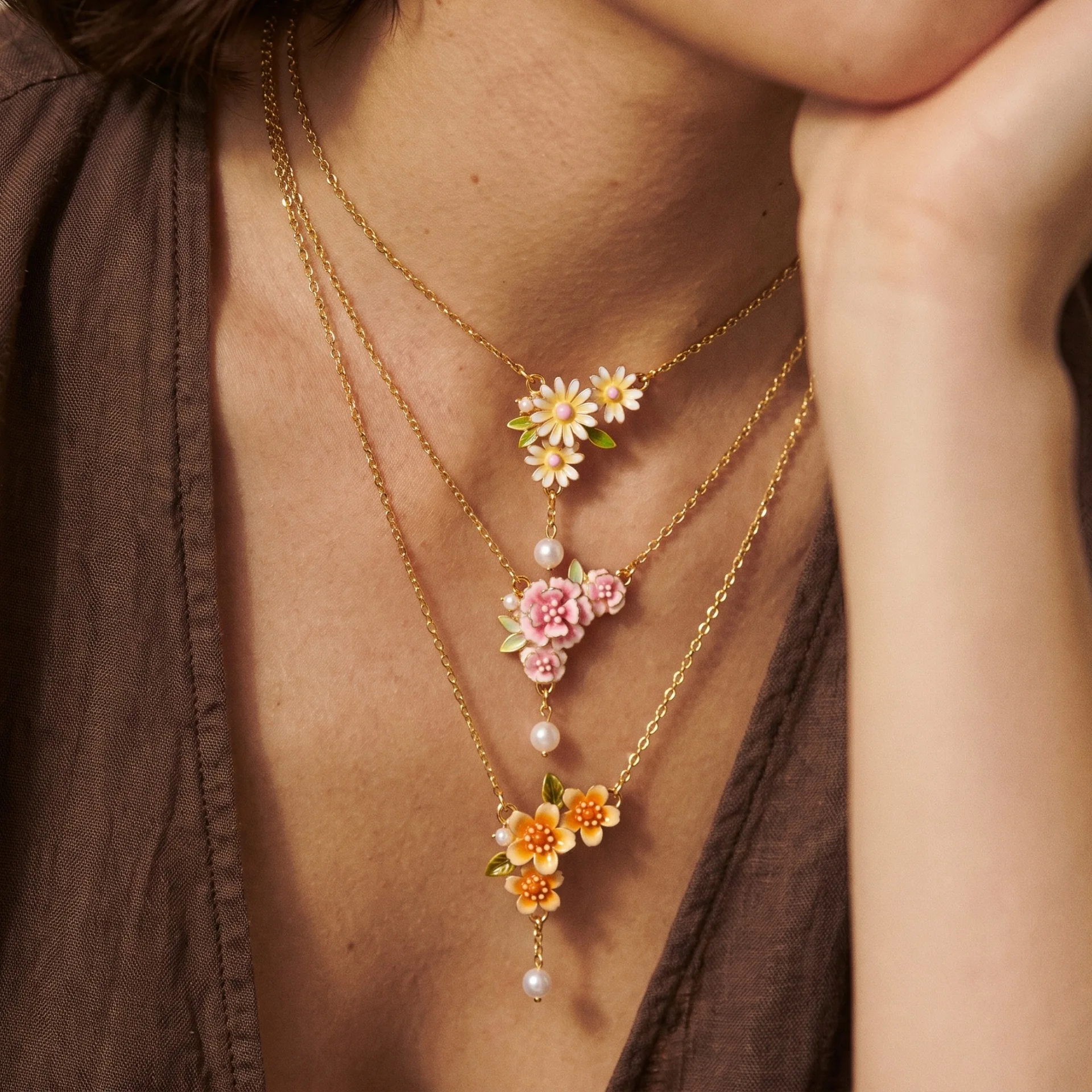 Birth Month Flower Necklace 12 - đánh giá và giá Birth Flower Necklace