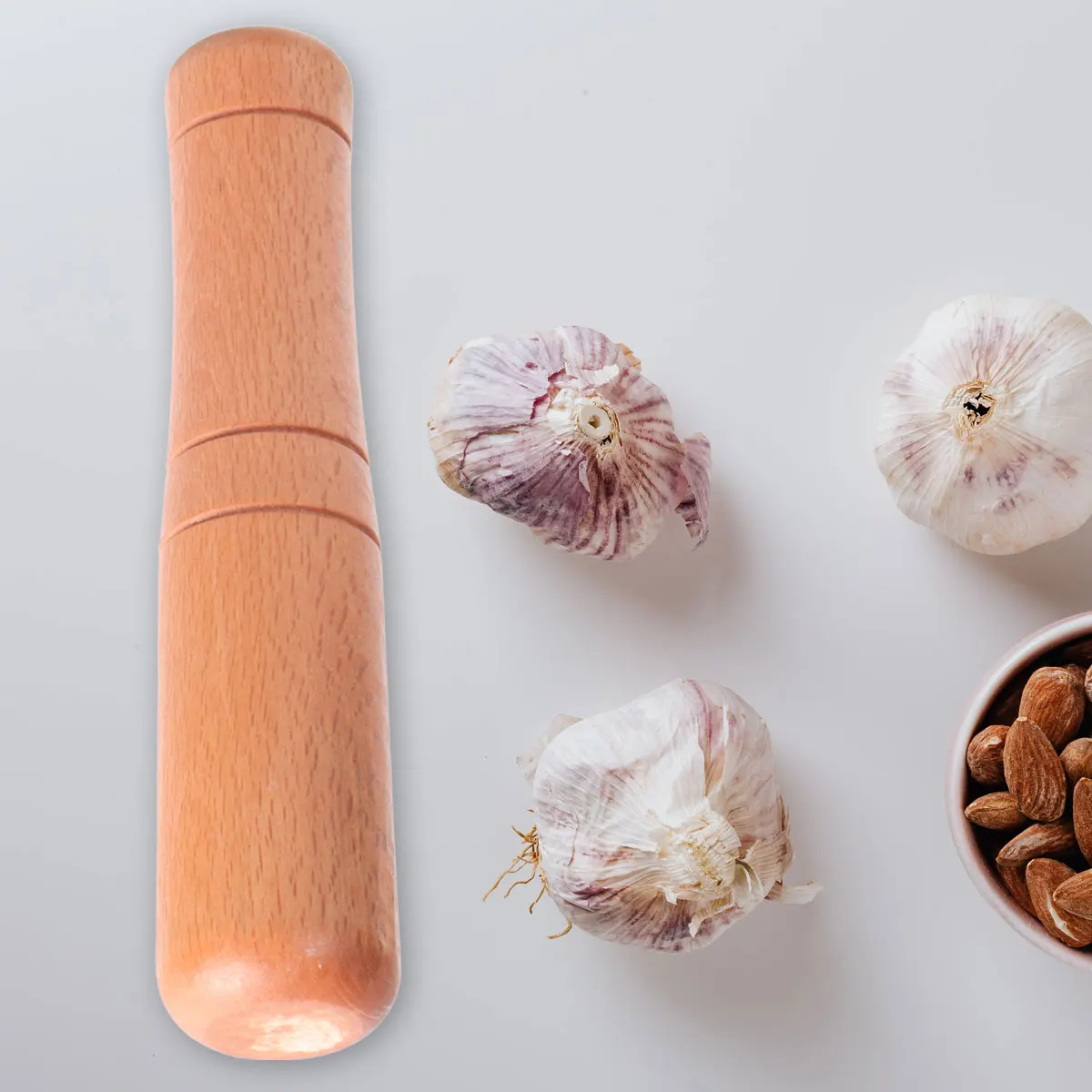 

Wooden Garlic Pestle 17 5x3 7x3 7cm Premium Wood Muddler Kitchen Grinder Home Use Wooden Muddler Pestle