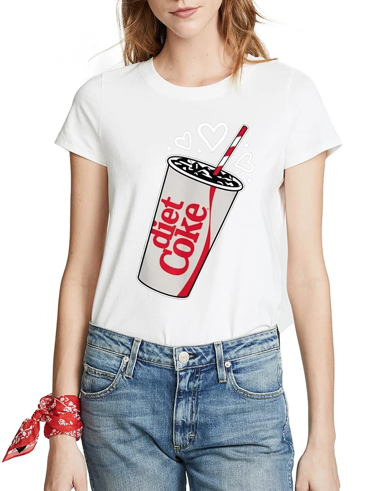 Diet Coke Heart Bubbles T-Shirt Dad Mom T-shirts Women Graphic Tee T-Shirt Women Graphic Tee Ladies Tshirts Women Graphic Tee