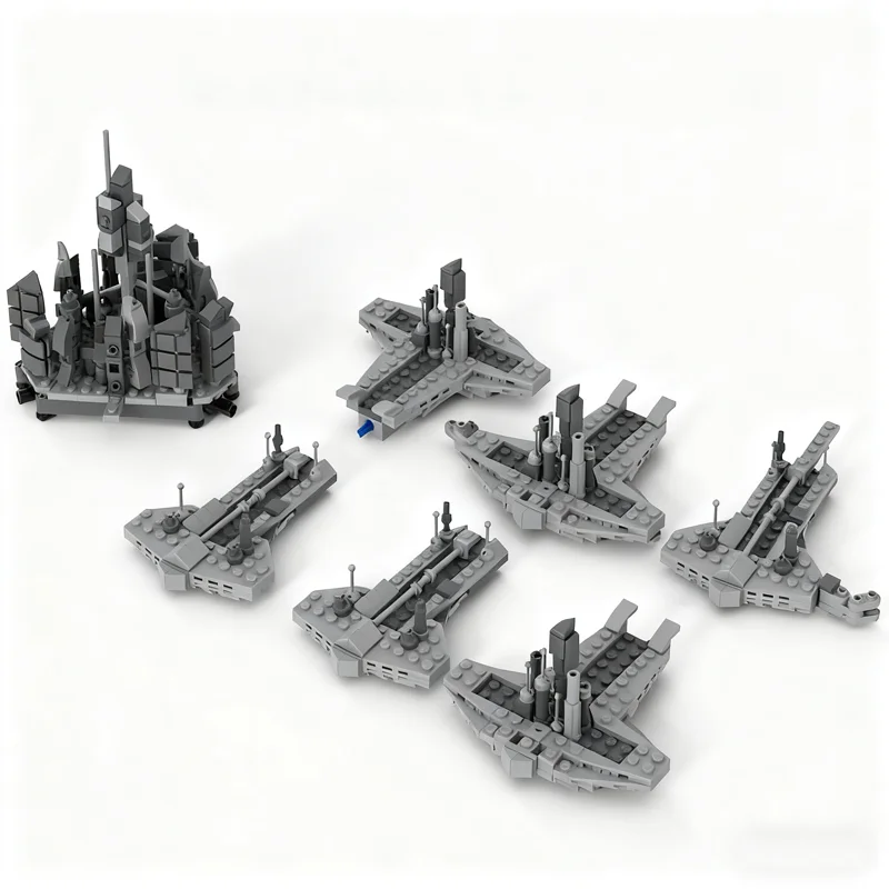 744pcs MOC City Of Atlantis Stargate Icons Model Building Blocks Toy Gift Creative Display Collectible Desk Premium Adult Kids