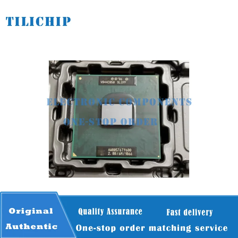CPU T9600 2,8/6M/1066 SLG9F pin original versión oficial PGA